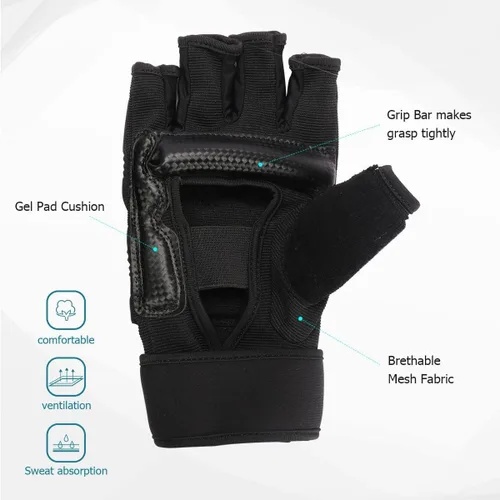 Vista 3 de Punch Bag Training Gloves, LangRay MMA Grappling Gloves for Sparring Martial Arts Boxing Training for Adults and Kids