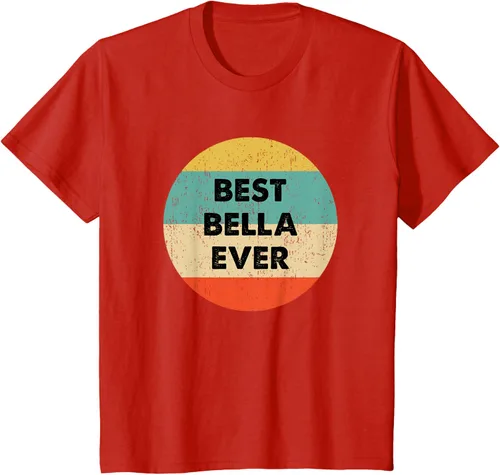 Vista 3 de Bella Name - Camiseta, Negro, S