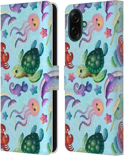 Vista 132 de Head Case Designs Officially Licensed Carla Morrow Colorful Space Dice Patterns Leather Wallet Case Compatible with Samsung Galaxy A07 4G