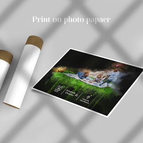 Vista 6 de Awesometik Ubicación Diseño de acuarela Nuestro lugar especial Ilustración de acuarela personalizada Donde conocimos recuerdos favoritos