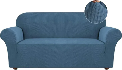Vista 77 de Turquoize Funda elástica para silla reclinable, funda para sofá reclinable, funda de sofá de 1 pieza con bolsillo lateral, funda protectora