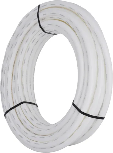 Vista 11 de SharkBite - Tubo de agua flexible PEX-B blanco de 1/2 pulgada x 1.5 metros, hecho en los Estados Unidos, paquete de 10, para fontanería, U860W5