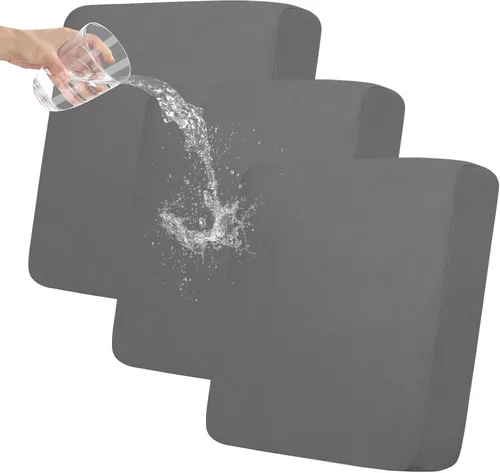 Vista 28 de Easy-Going Funda de cojín 100% impermeable para asiento de sofá, funda de cojín elástica de muebles, para niños, mascotas, cojín de sofá biplaza