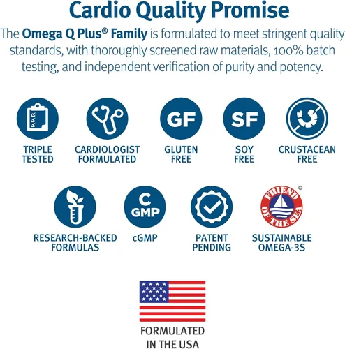 Vista 4 de Dr. Sinatra Omega Q Plus Resveratrol - Suplemento Omega-3 con CoQ10 y Resveratrol - Promueve la salud integral del corazón y todo el cuerpo