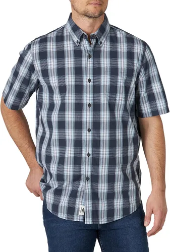 Vista 19 de Wrangler Authentics Camisa clásica a cuadros de manga corta para hombre