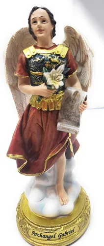 Vista 4 de Juego de estatuas de arcángel – Juego de 7, 8 pulgadas – El juego incluye las 7, San Miguel, San Rafael, San Gabriel, San Uriel, San Jofiel, San
