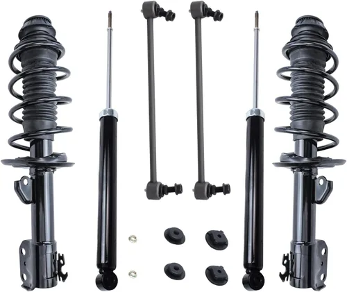 Vista 12 de Detroit Axle - Kit de puntales delanteros de 6 piezas para Ford Escape 2014-2019, 2 puntales y muelles helicoidales, 2 enlaces de barra