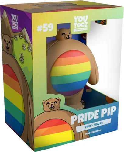 Vista 9 de Youtooz Pip - Figura de vinilo de 3.9 pulgadas, oso coleccionable de Tiny Headed Kingdom por Youtooz Tiny Headed Kingdom Collection