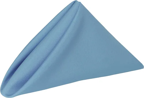 Vista 20 de Ultimate Textile -1 docena- Servilletas de tela de poliéster de 20 x 20 pulgadas, color azul aguamarina