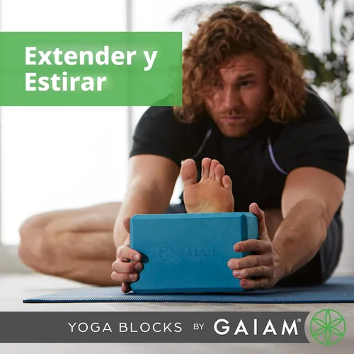 Vista 8 de Gaiam Bloque de yoga – Espuma EVA sin látex – Superficie antideslizante suave con bordes biselados para yoga, pilates, meditación Rubor ateniense