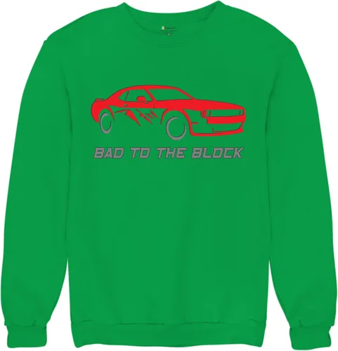 Vista 59 de Bad To The Block - Sudaderas con capucha y cuello redondo para hombre
