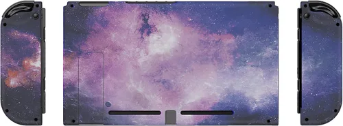 Vista 8 de eXtremeRate - Placa trasera para Nintendo Switch Console NS Joycon con carcasa de mando de mano con botones de juego completo carcasa de repuesto