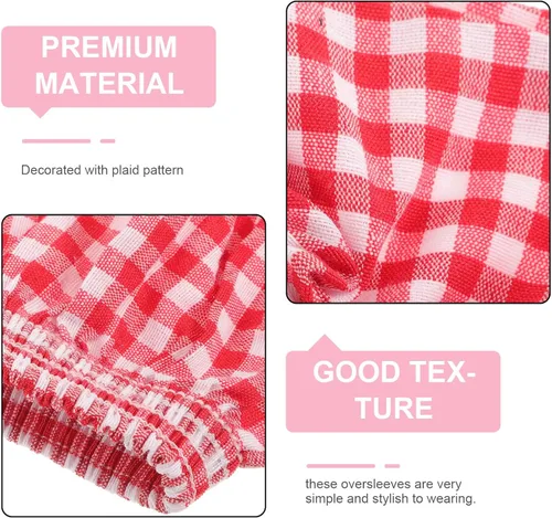 Vista 4 de Fundas protectoras para brazos, protector de brazos, protector de brazo a prueba de aceite, protector de antebrazo para limpiar platos de pescado