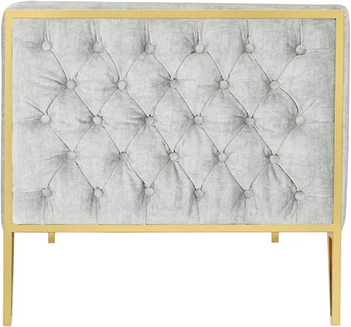 Vista 7 de Manhattan Comfort Vector - Sofá de terciopelo de 81.5 pulgadas para sala de estar, acolchado de espuma, tapicería con botones, marco de acero
