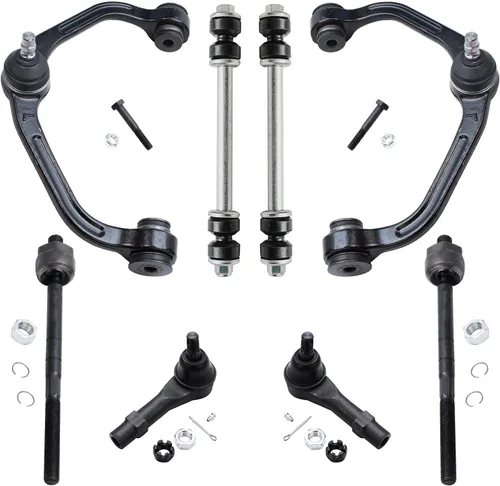 Vista 102 de Detroit Axle - Kit de suspensión frontal de 8 piezas para Chevy Silverado