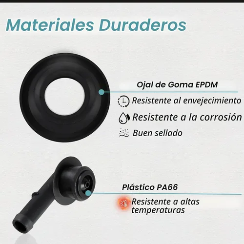 Vista 2 de FUSCH PCV CCV - Juego de codos y arandelas de válvula de ventilación compatible con Jeep Grand Cherokee 4.0L 2000 2001 2002 2003 2004, Reemplaza #