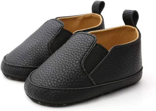 Vista 5 de E-FAK Zapatos unisex para bebés, niños y niñas, antideslizantes, para recién nacidos, primeros pasos, zapatos de cuna