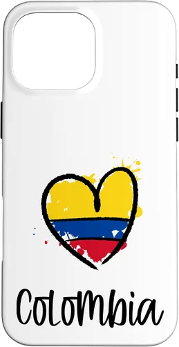 Vista 19 de Colombia Heart Art Cool South America Spanish Colombian Gift Case for iPhone 17