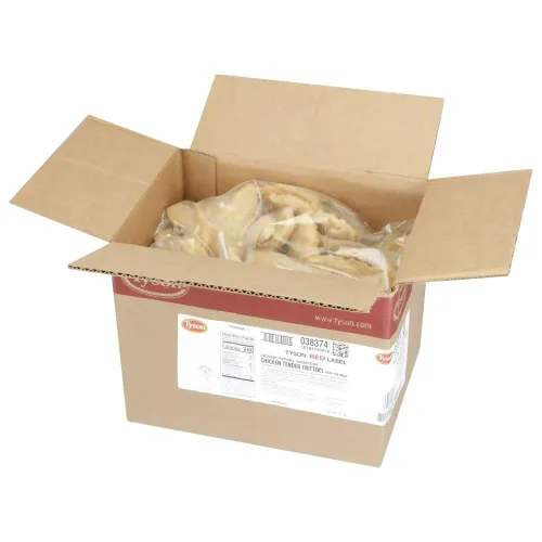 Vista 5 de Tyson Red Label Select Cut - Solomillo de pechuga de pollo empanizado crudo dorado crujiente, 5 libras, 2 por caja.