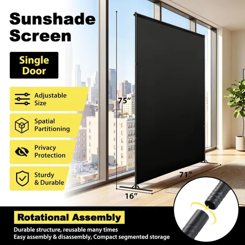 Vista 2 de Divisor de habitación/pantalla de privacidad para interiores y exteriores