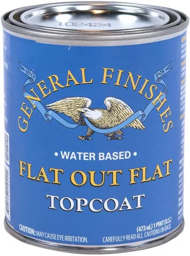 Vista 3 de General Finishes Capa superior plana, galón