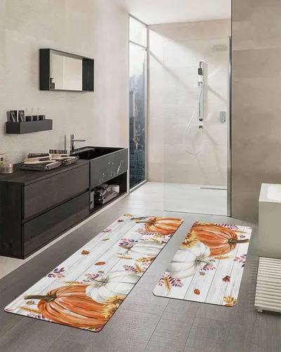 Vista 2 de Alfombra de baño antideslizante para bañera, alfombra de baño de secado rápido y absorbente, de tierra de diatomeas, para fregadero de cocina