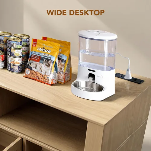 Vista 6 de YIDIXIS - Caja de arena oculta grande para gatos con estación de carga, evita que la arena para gatos se lleve a cabo, muebles modernos para gatos