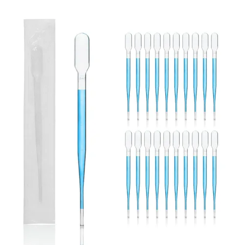 Vista 6 de 100 pipetas de transferencia estériles, vol. 0.1 fl oz, 0.0 fl oz graduadas, 5.512 in de largo, pipetas de aceites esenciales