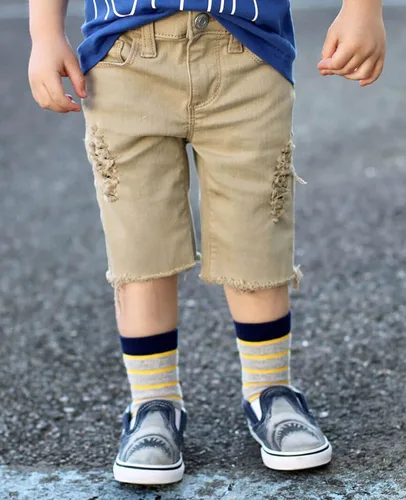 Vista 3 de Jefferies Socks Paquete de 6 calcetines con patrón de rayas para niño