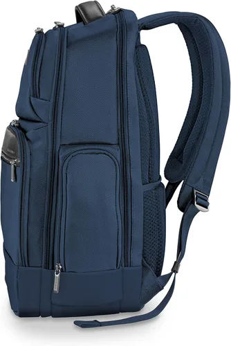 Vista 9 de Briggs & Riley Mochila Work, Azul Marino, Large Cargo Backpack, Work Mochila de carga grande