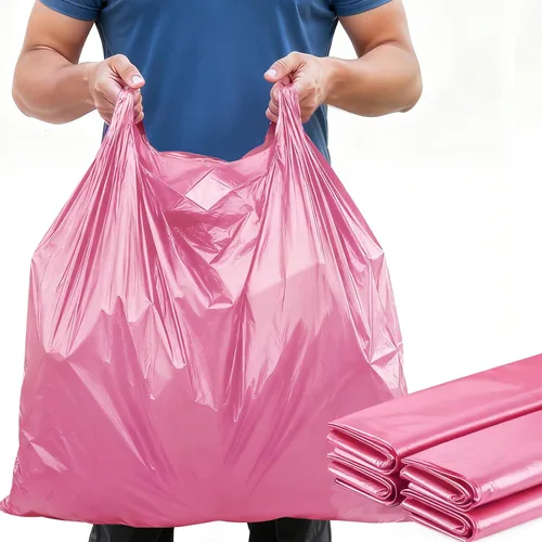 Vista 9 de AmazingSpark - Paquete de 200 bolsas de compras pequeñas, 12 x 8 x 4 Blanco