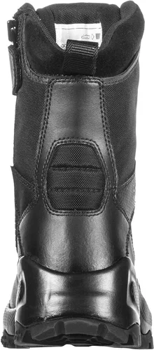 Vista 4 de 511 ATAC 20 - Botas de combate militares tácticas con cremallera lateral de 8 pulgadas estilo 12403 color negro