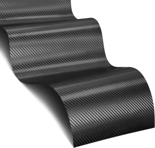 Vista 2 de Rollo de vinilo protector de autos de fibra de carbono VVIVID XPO negro con tecnología de liberación de aire
