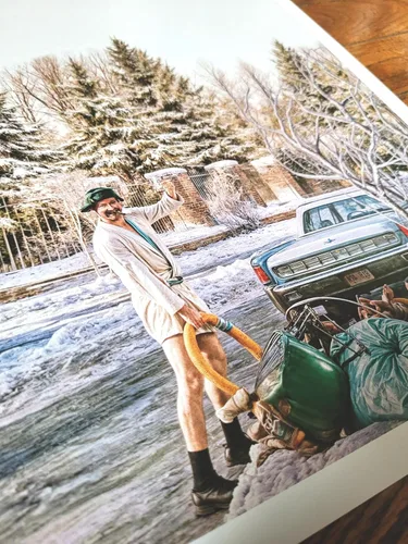 Vista 3 de Aseos completos/ Cartel de película de los 80 divertido chevy chase inodoros regalo de Navidad decoración de Navidad