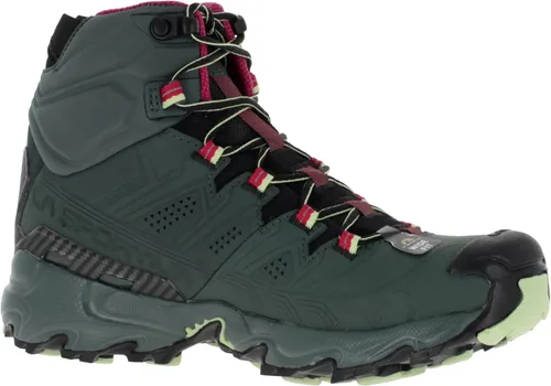 Vista 4 de La Sportiva Tenis de senderismo Ultra Raptor II Mid GTX para hombre Carbón Cerise 915