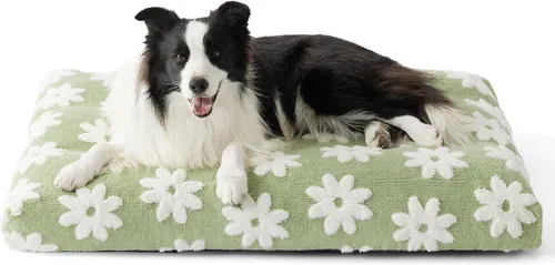 Vista 13 de LE SURE - Bonita almohada estética para mascotas, tamaño mediano, diseño jacquard grueso para mascotas, 30 x 20 pulgadas