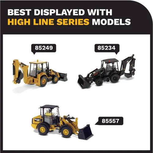 Vista 7 de Diecast Masters Caterpillar 420F2 It Retroexcavadora Cargadora Serie High Line Vehículo