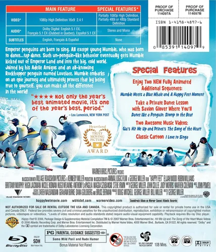 Vista 2 de Happy Feet Blu-ray