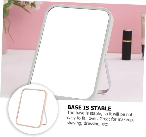 Vista 7 de FOMIYES 1pc espejo de vanidad luces plegable soporte para cosméticos caseros estilo simple color aleatorio
