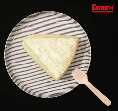 Vista 3 de Gmark Mini cucharas de madera extra gruesas de 0.059 in (4 pulgadas) – 200 cucharas de degustación de extremo cuadrado resistentes – Muestreadores