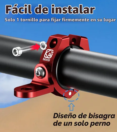Vista 2 de VAZESWIN Soporte de Montaje de Luz de Látigo UTV, Soporte de Bandera de Látigo UTV Resistente de Aleación de Aluminio, Soporte de Montaje de Barra