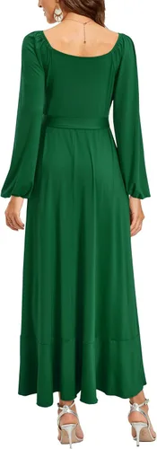 Vista 5 de OUGES Vestidos de maternidad para mujer, para sesión de fotos, baby shower, vestido de embarazo