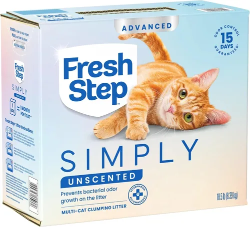 Vista 13 de Fresh Step Advanced Simply - Arena aglutinante para gatos múltiples sin