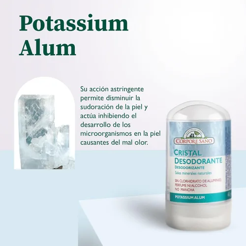 Vista 4 de Desodorante Potasio Alumbre 60 Gr