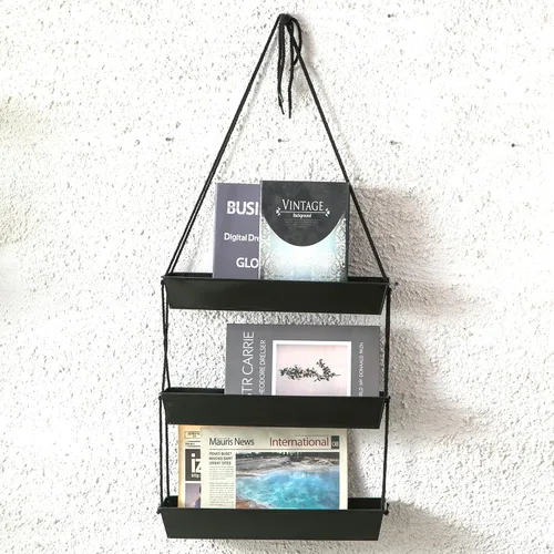 Vista 7 de LaLaGreen - Maceta escalonada de 16 pulgadas para plantas suculentas de interior, maceta rectangular moderna de metal negro de 3 niveles