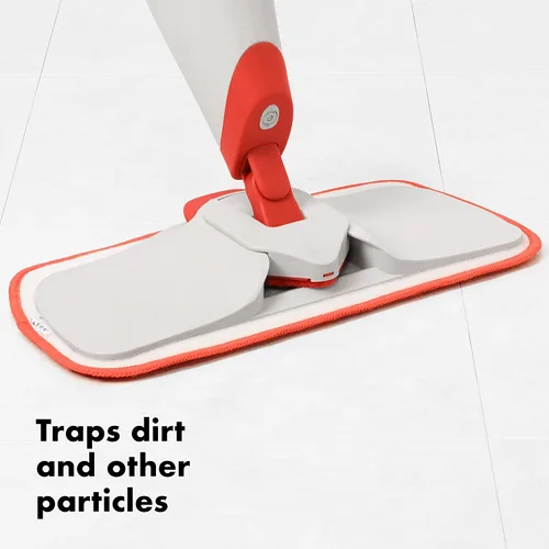 Vista 3 de OXO Good Grips – Spray Mopa de microfibra con estropajo desmontable