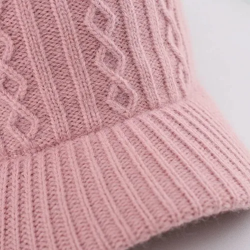 Vista 7 de INOGIH Gorro de invierno cálido para mujer, gorro de invierno para hombre y adolescente