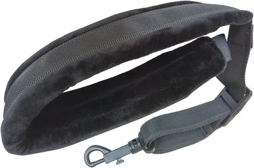 Vista 2 de Xinlink Correa Profesional para Cuello de Saxofón Negra con Acolchado Suave y Gancho de Presión para Saxofón Alto, Tenor, Soprano, Barítono