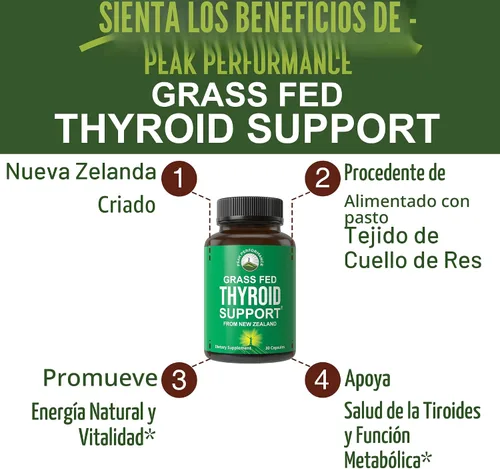 Vista 2 de Suplemento tiroideo desecado crudo. Cápsulas de cuello y glándula tiroides de Nueva Zelanda alimentadas con pasto para mujeres y hombres.