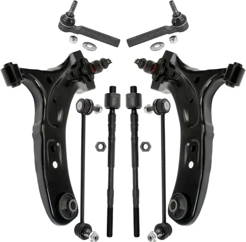 Vista 393 de Detroit Axle - Kit de brazos de control de extremo de 8 piezas para Toyota 2001-2003 Highlander 2002-2003 Camry Lexus ES300, 2 conjuntos de brazos